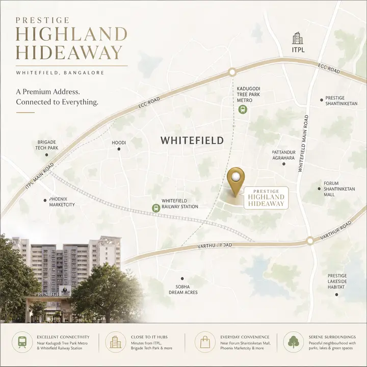 Prestige Highland Hideaway location map